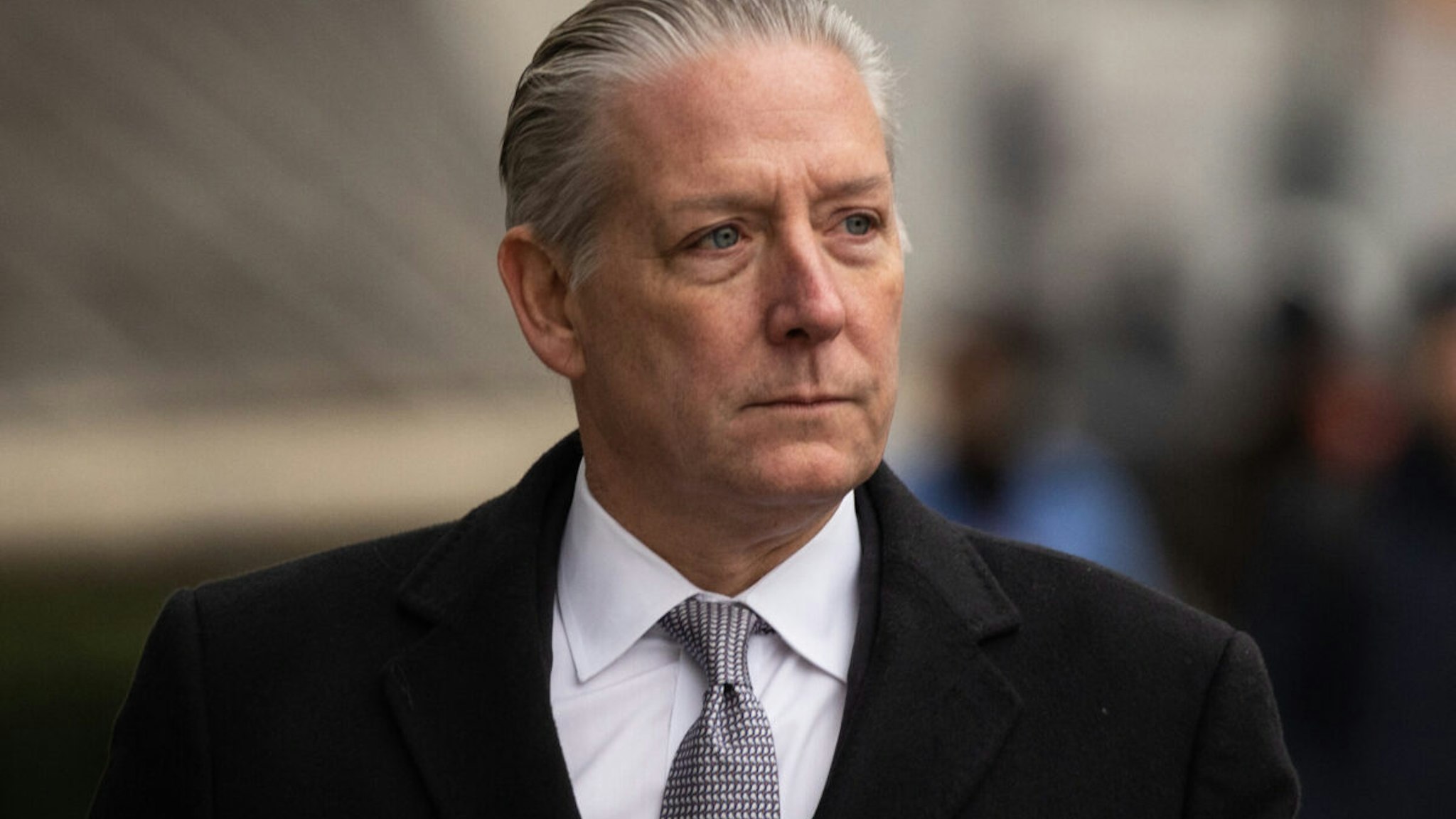 Former FBI agent Charles McGonigal arrives at Manhattan Federal Court in New York, on February 9, 2023.