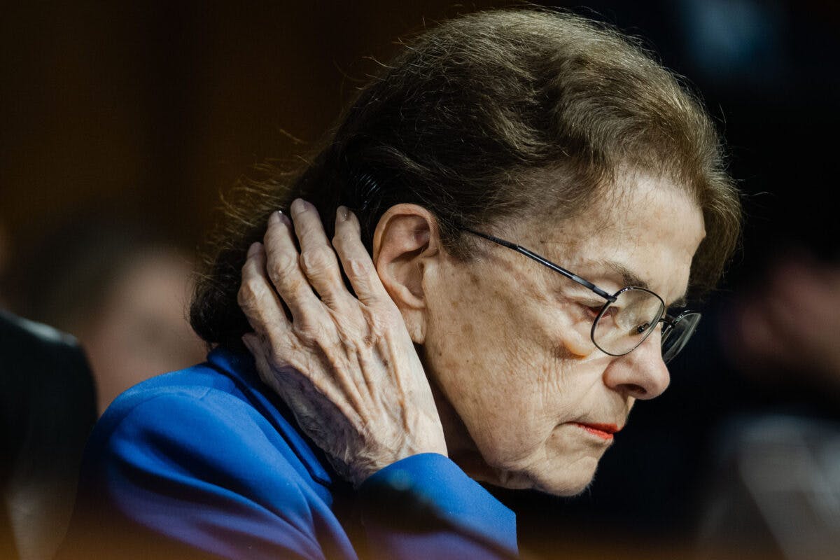 NextImg:Feinstein Briefly Hospitalized After Fall, Senator’s Office Says