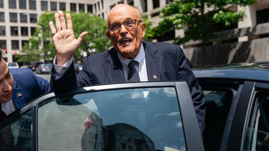 Giuliani Turns Himself In: ‘I’m Defending The Rights Of All Americans’