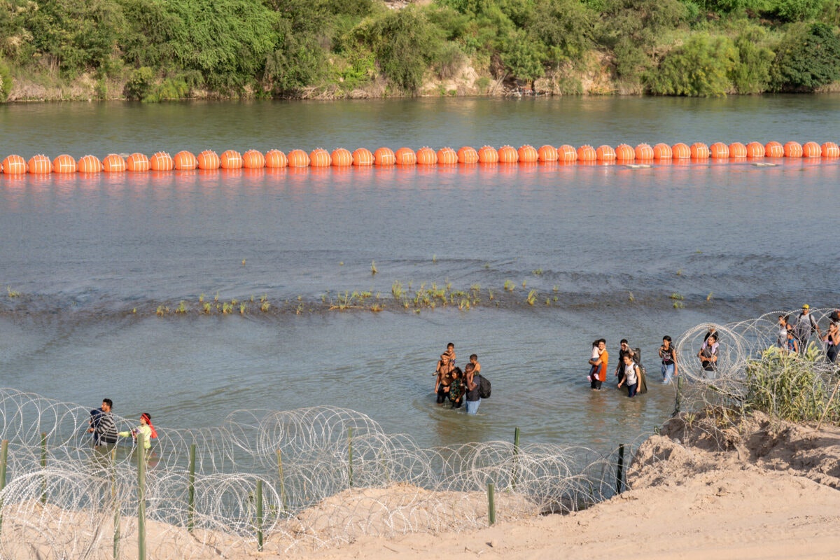 Mexico Links Texas Border Buoys To Migrant Deaths — Abbott Says That’s ‘Flat-Out Wrong’