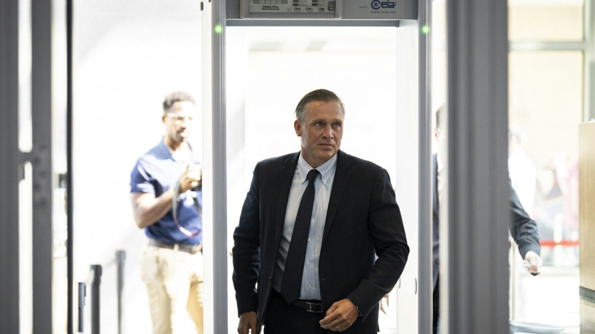 Devon Archer, a former business associate of Hunter Biden, arrives for closed-door testimony with the House Oversight Committee at the O'Neill House Office Building July 31, 2023 in Washington, DC.