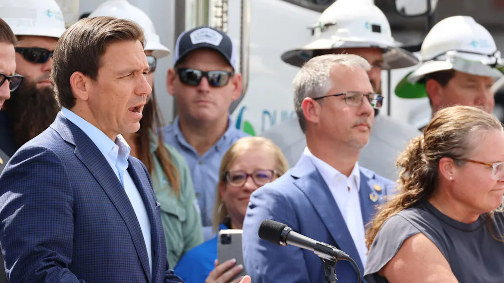 Journalist Roasted For Asking DeSantis About Trump During Hurricane Presser