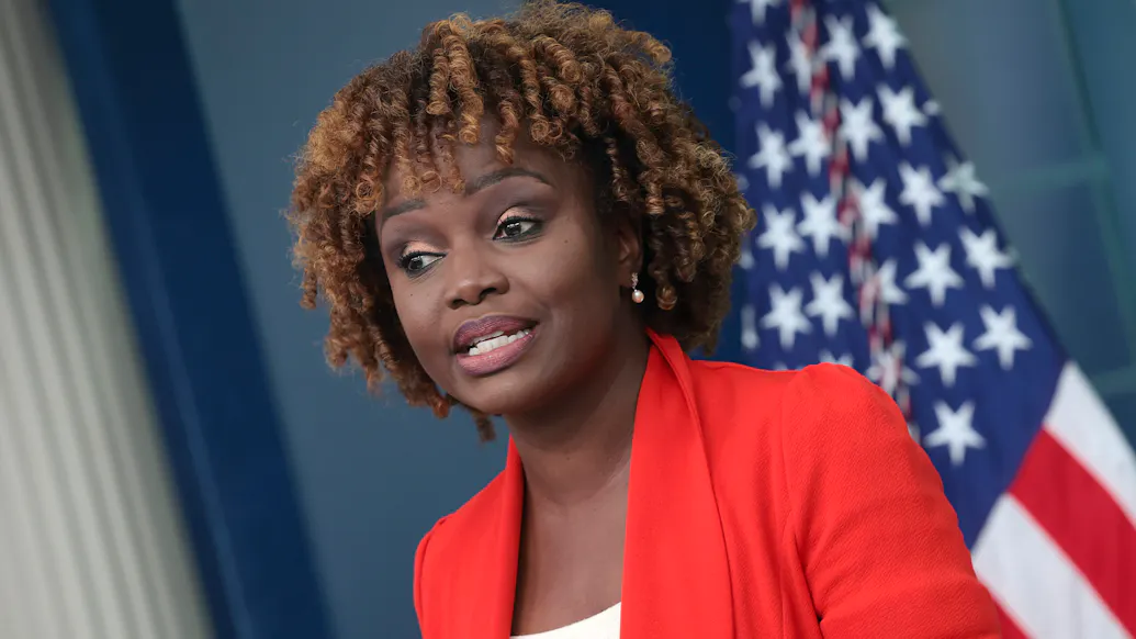 Karine Jean-Pierre Claims Biden Is ‘Stopping’ Illegal Aliens From Crossing Southern Border