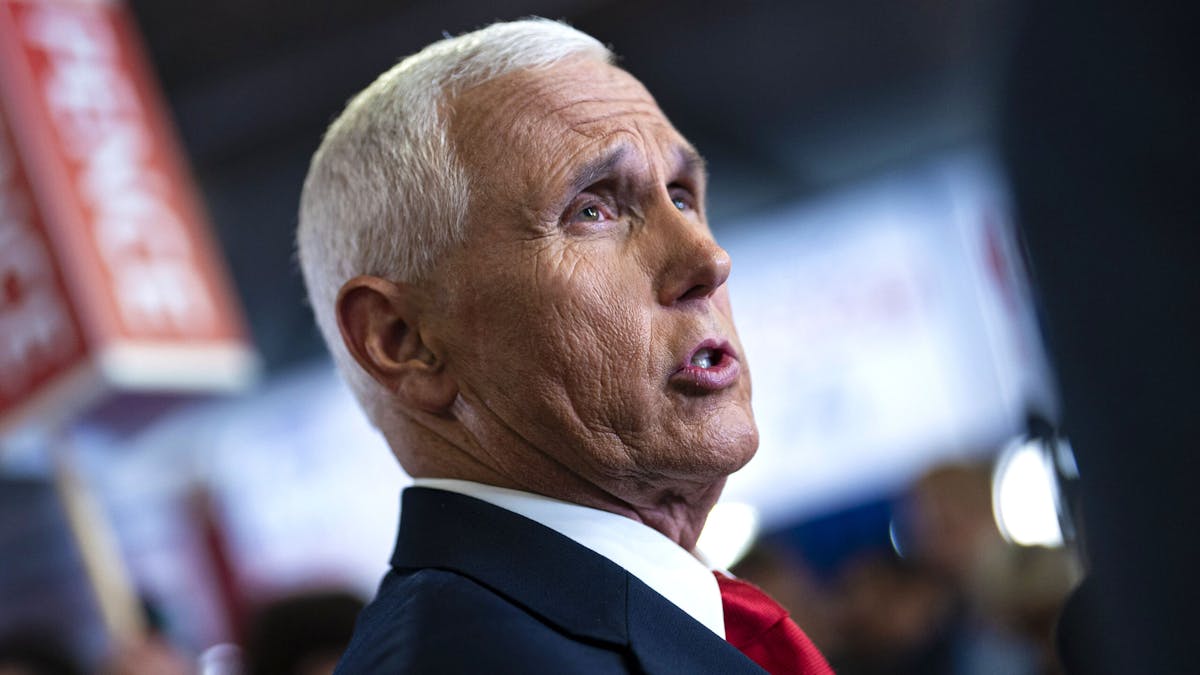 NextImg:Nearly All Republican Candidates Back Pence For His Actions On January 6