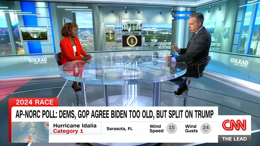 CNN Grills Karine Jean-Pierre Over Biden Age: ‘77% Of Adults Are Worried’