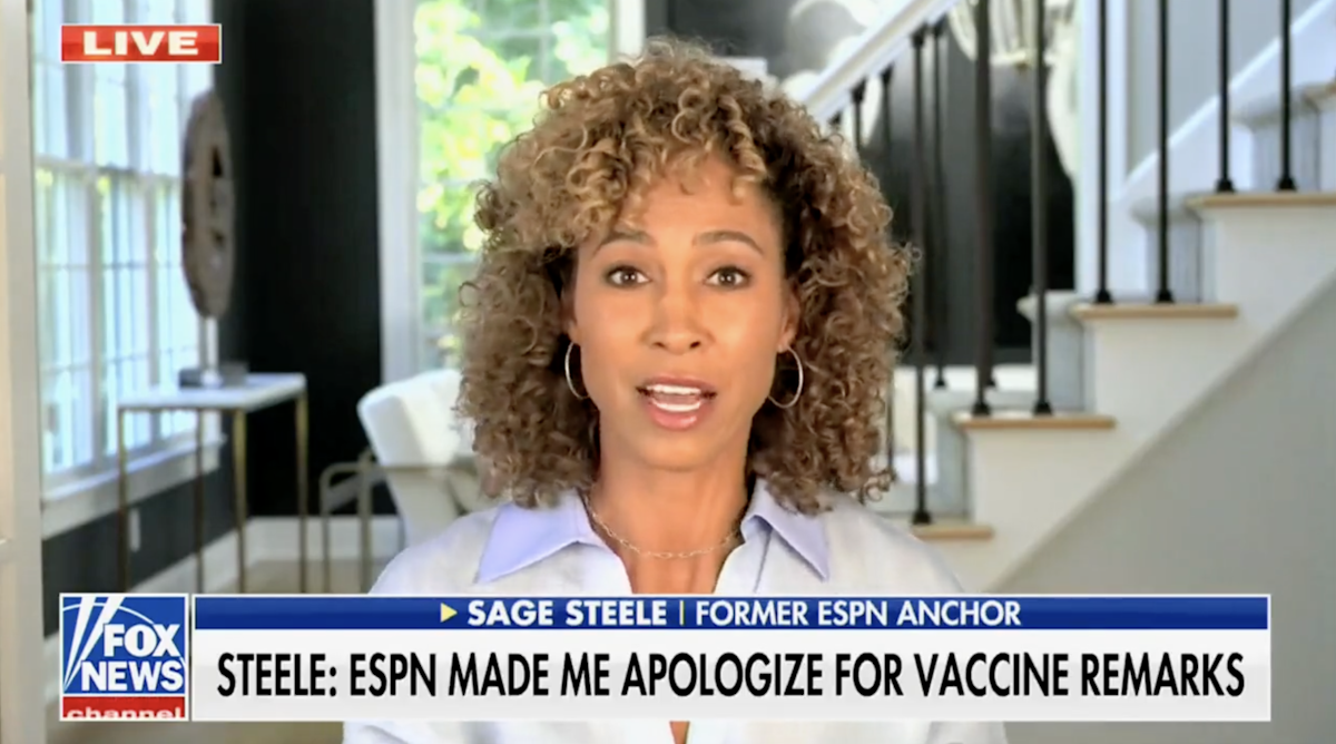 NextImg:Sage Steele Blasts ESPN For Silencing Her: ‘The Opposite Of Equity, Tolerance, Inclusion’ 