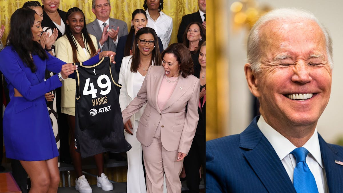 NextImg:Biden Ditches Hosting WNBA Champs For Vacation, Leaves Them With Kamala Harris