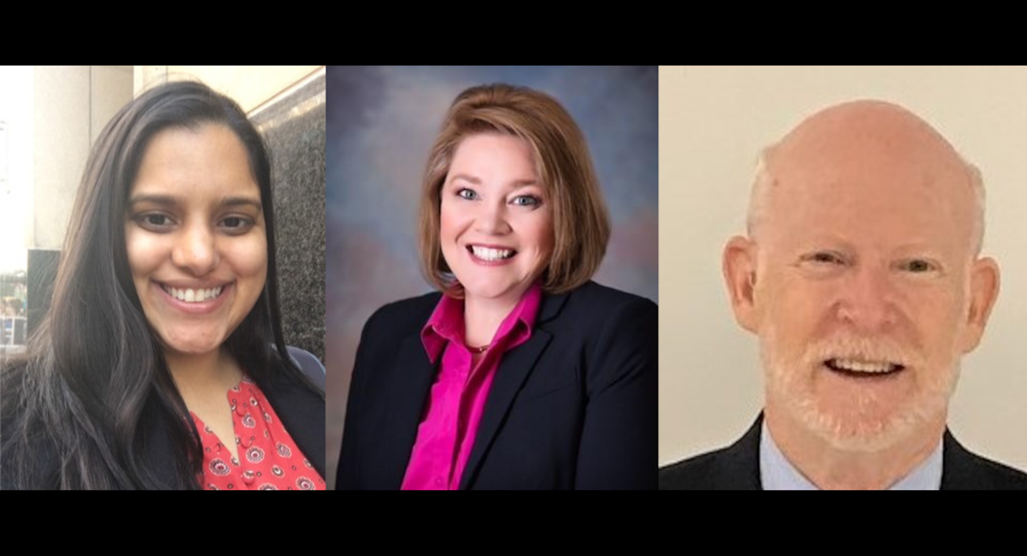 Maryland Assistant Public Defender Aneesa Khan, Appomattox Superintendent Annette A. Bennett, and ACPS Chair Bobby Waddell / Daily Wire composite