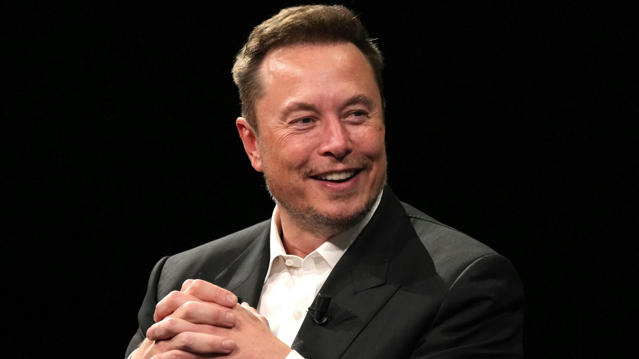 Elon Musk, billionaire and chief executive officer of Tesla, at the Viva Tech fair in Paris, France, on Friday, June 16, 2023. Musk predicted his Neuralink Corp. would carry out its first brain implant later this year.
