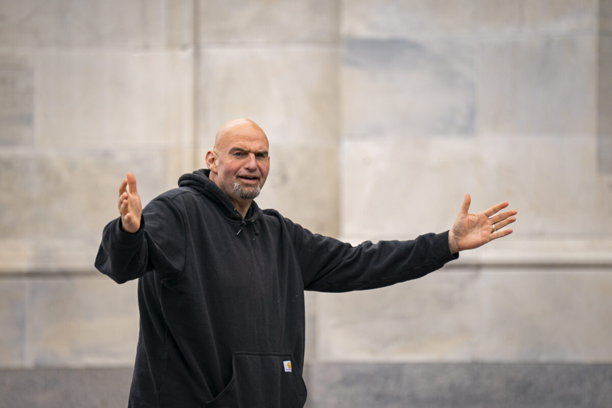 Fetterman addresses dress code controversy, vows to wear suit if demands are met.