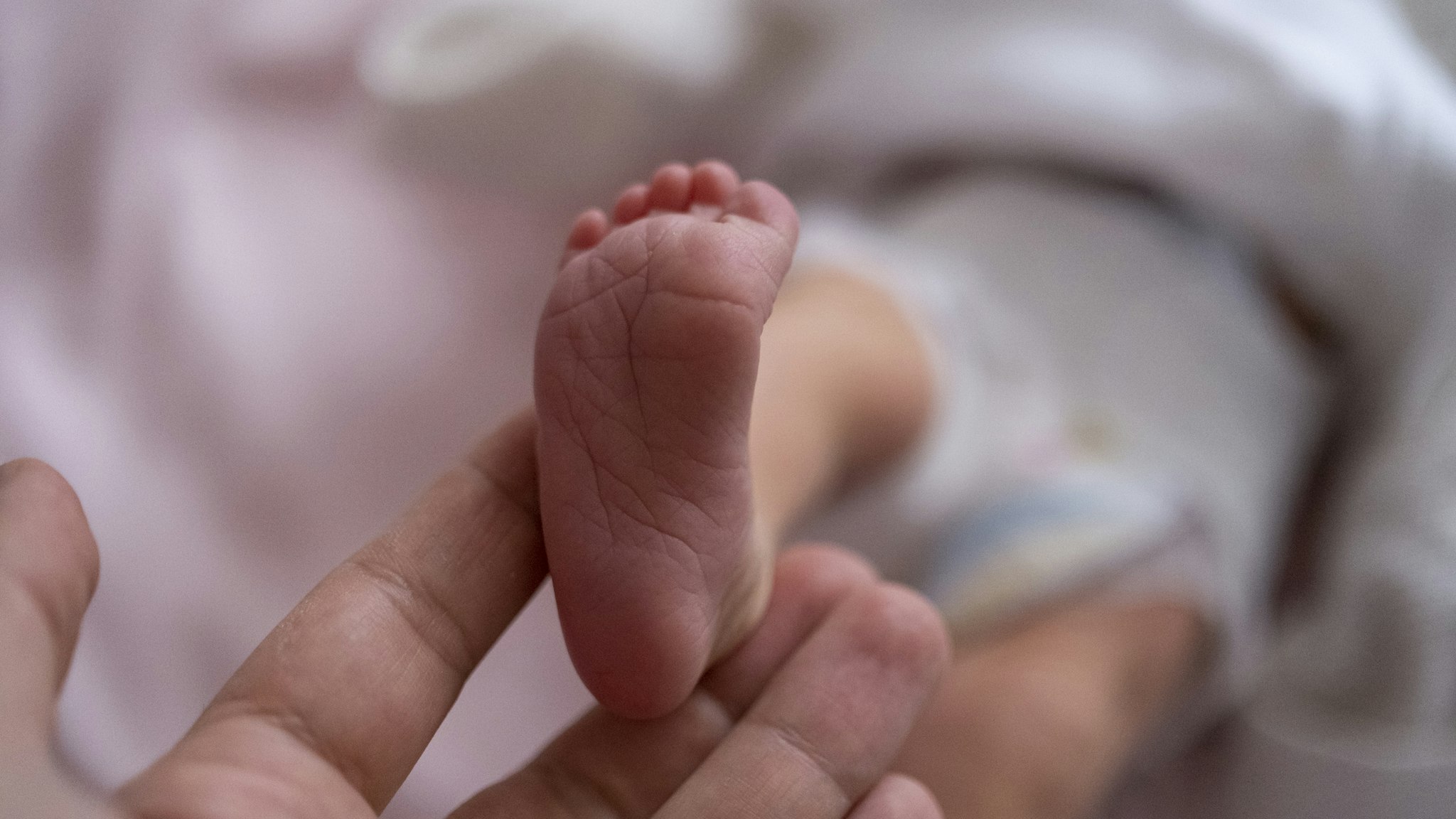 Newborn baby health - stock photo