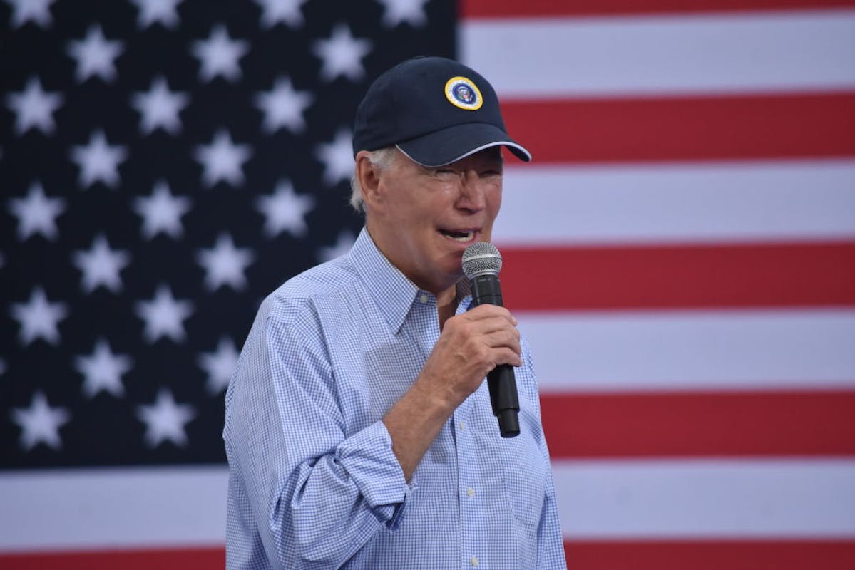 NextImg:Biden Claims His Economic Plan Is For ‘Blue-Collar Blueprint For America’ As Prices Remain High