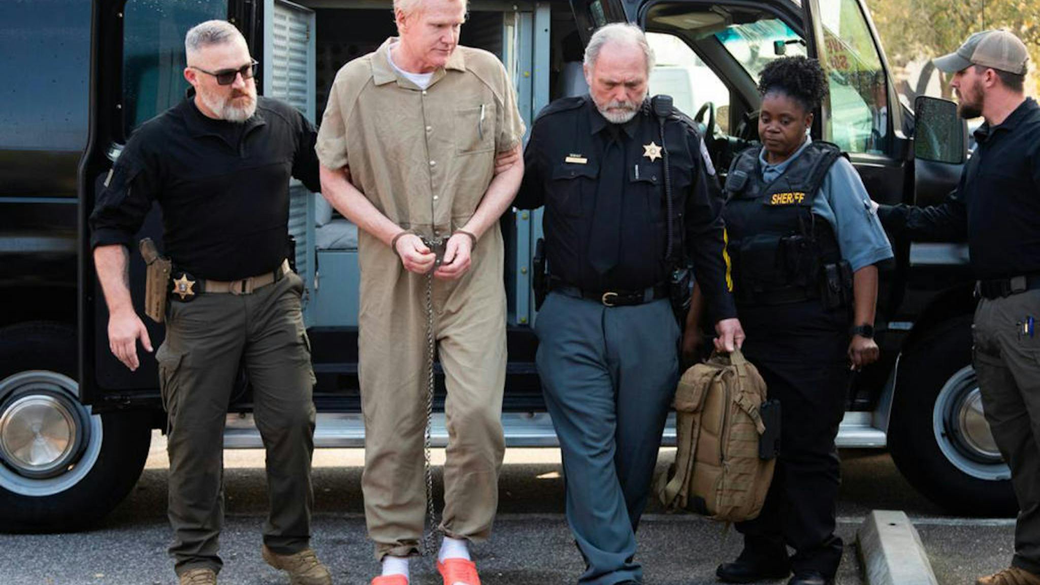 Alex Murdaugh Alex Murdaugh is taken to the Colleton County Courthouse for sentencing on March 3, 2023, in Walterboro, South Carolina.