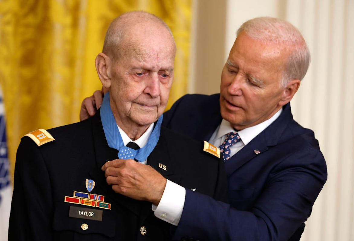 NextImg:‘He Left As Planned’: Press Sec Waves Off Biden’s Abrupt Exit From Medal Of Honor Ceremony