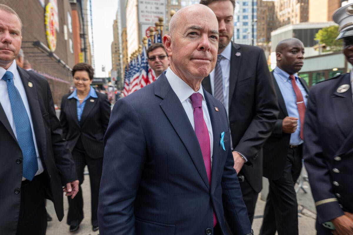 NextImg:‘Broken’ System: Mayorkas Responds To NYC Mayor’s Siren About Migrant Crisis