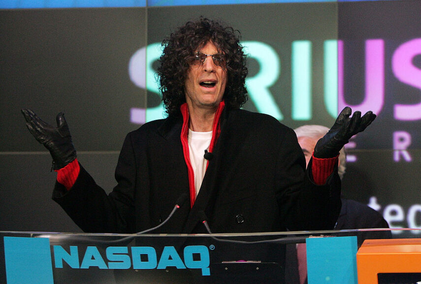 NEW YORK - JANUARY 03: Radio personality Howard Stern presides over the NASDAQ opening bell January 3, 2006 in New York City. Stern will begin his new show on the Sirius satellite radio network January 9th. (Photo by Mario Tama/Getty Images)