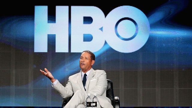 Host Bryant Gumbel speaks onstage during the 'Real Sports with Bryant Gumbel' panel at the HBO portion of the 2015 Winter Television Critics Association press tour at the Langham Hotel on January 8, 2015 in Pasadena, California.