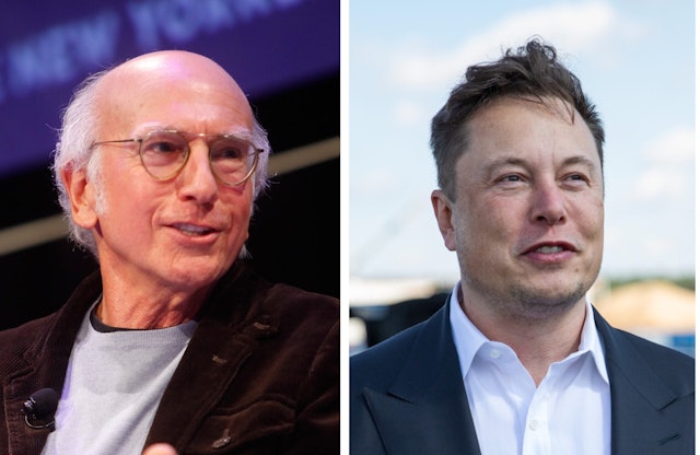 Larry David Elon Musk