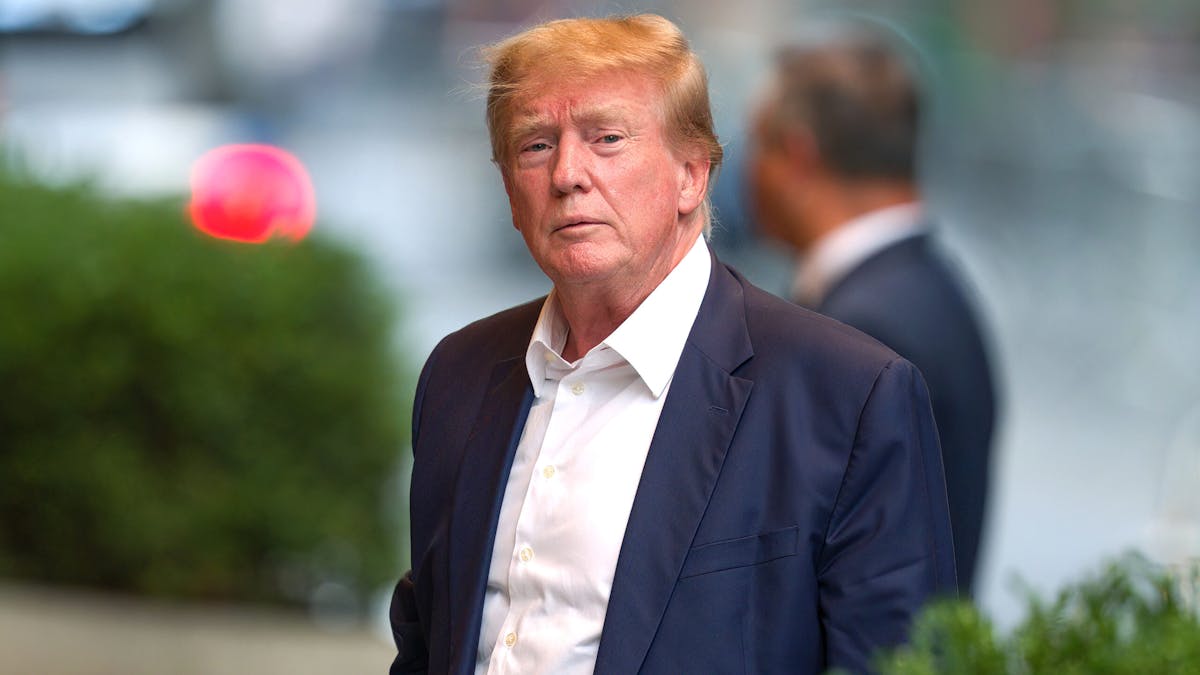 NextImg:Trump Pressed During Interview On If He Told Someone To Move Boxes At Mar-A-Lago: ‘I’m Not Telling You’ 