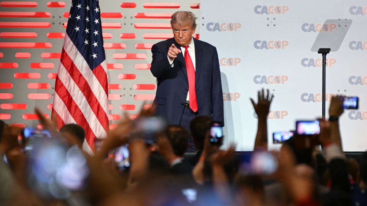 NextImg:At California GOP Convention, Trump Blasts ‘Left-Wing Liars, Losers, Creeps, Perverts, And Freaks’ Ruining State 