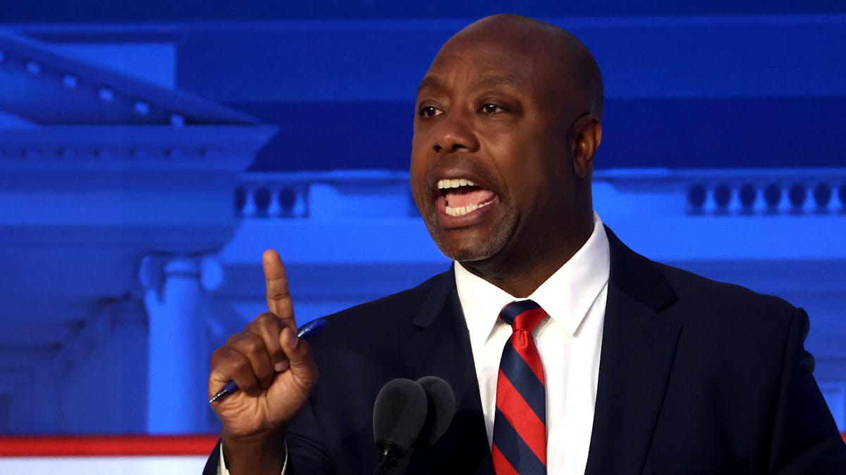 NextImg:Tim Scott: ‘America Is Not A Country In Decline;’ It’s ‘Our National Vital Interest’ To Fund Ukraine 