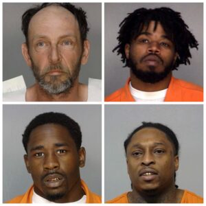 Joey Fournier, Mark Anderson, Chavis Stokes, and Johnifer Barnwell escaped from a Georgia jail on October 16, 2023.