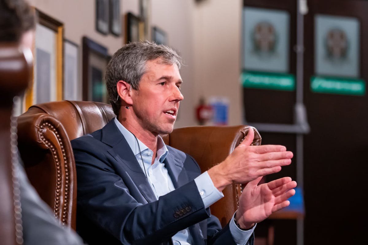NextImg:Beto O’Rourke Says Border Wall Makes It Harder To Tell Trump And Biden Apart