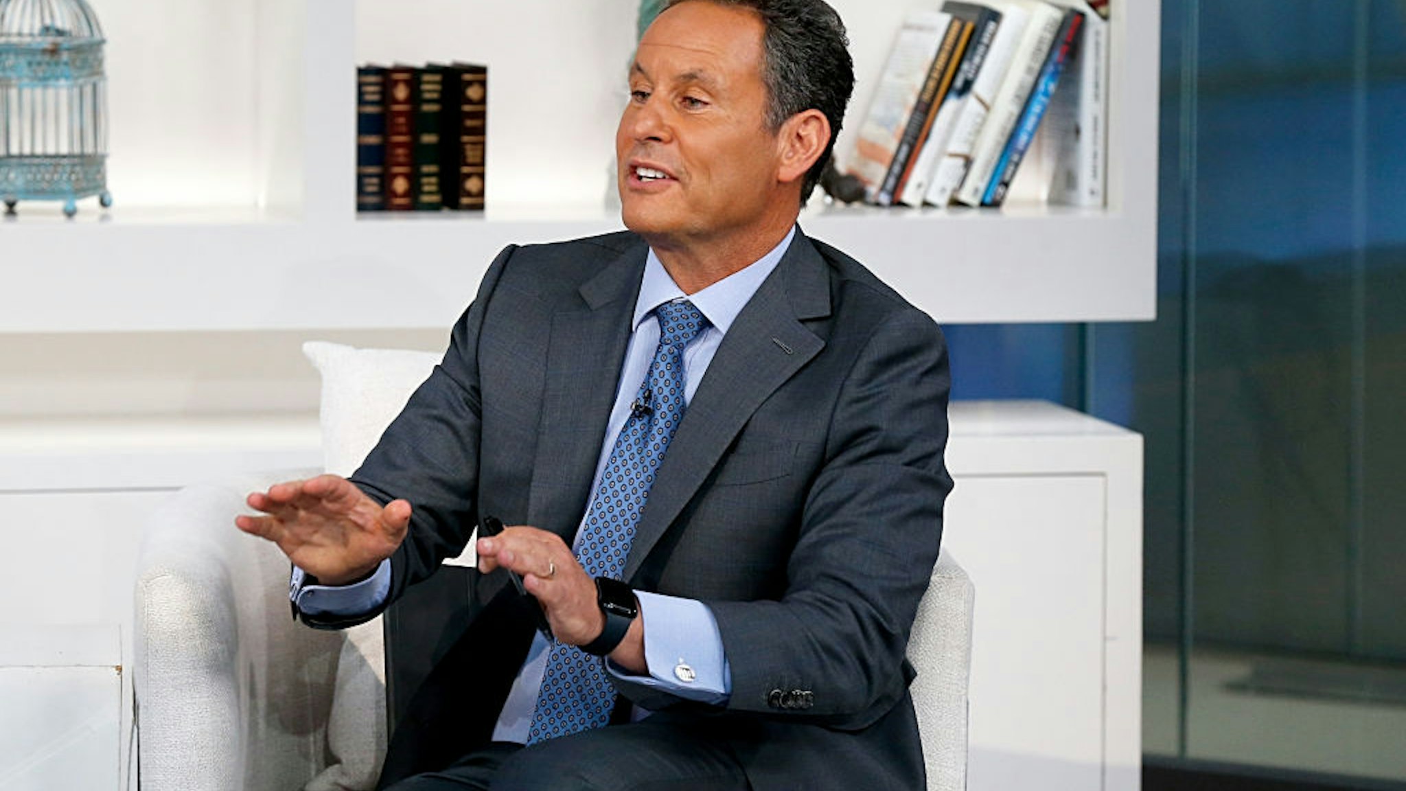 NEW YORK, NEW YORK - JULY 20: Fox anchor Brian Kilmeade visits "Fox &amp; Friends" at Fox News Channel Studios on July 20, 2023 in New York City. (Photo by Dominik Bindl/Getty Images)