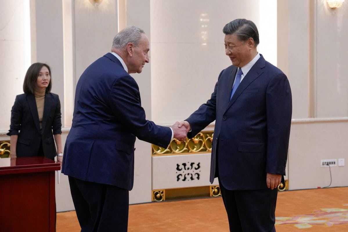 NextImg:Schumer Says He’s ‘Disappointed’ With China’s Response To Hamas Attacks In Meeting With Xi Jinping