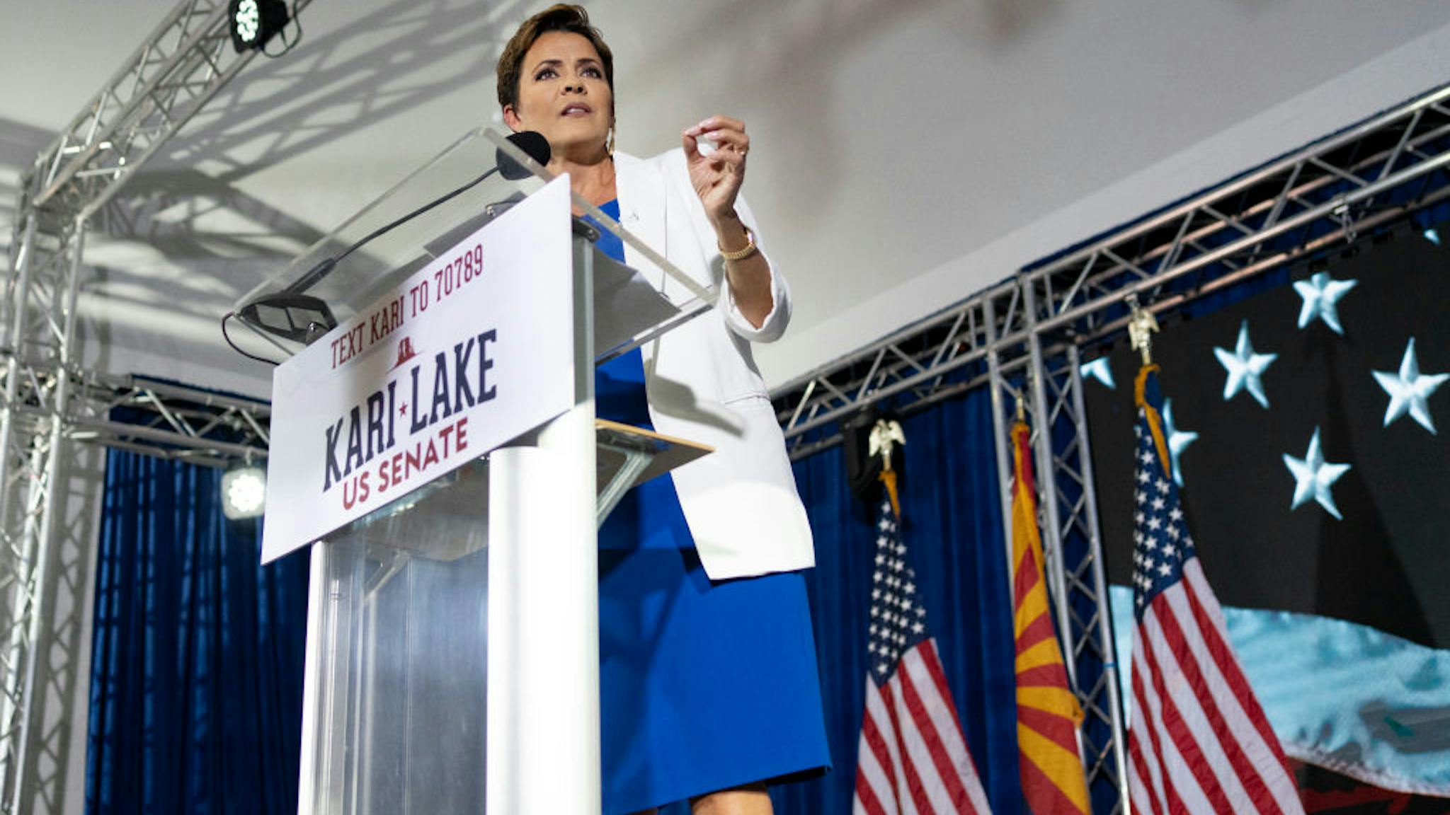 Kari Lake Holds Rally To Make Announcement About Her Political Future