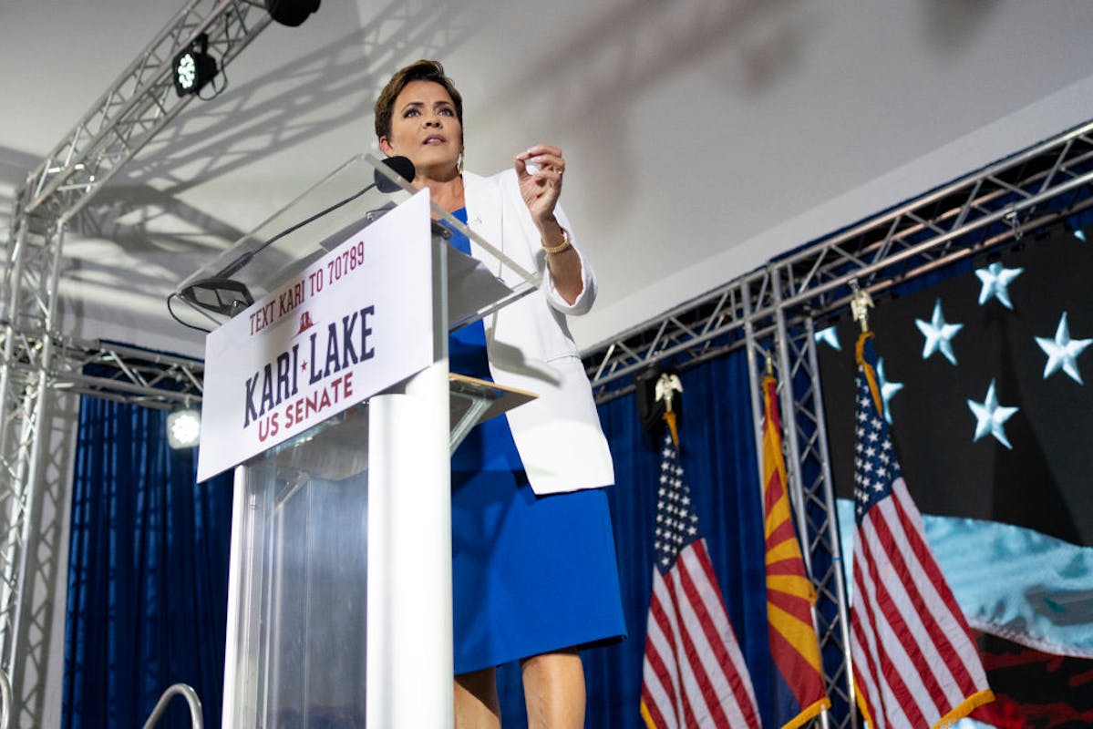 NextImg:Kari Lake Announces Bid For U.S. Senate