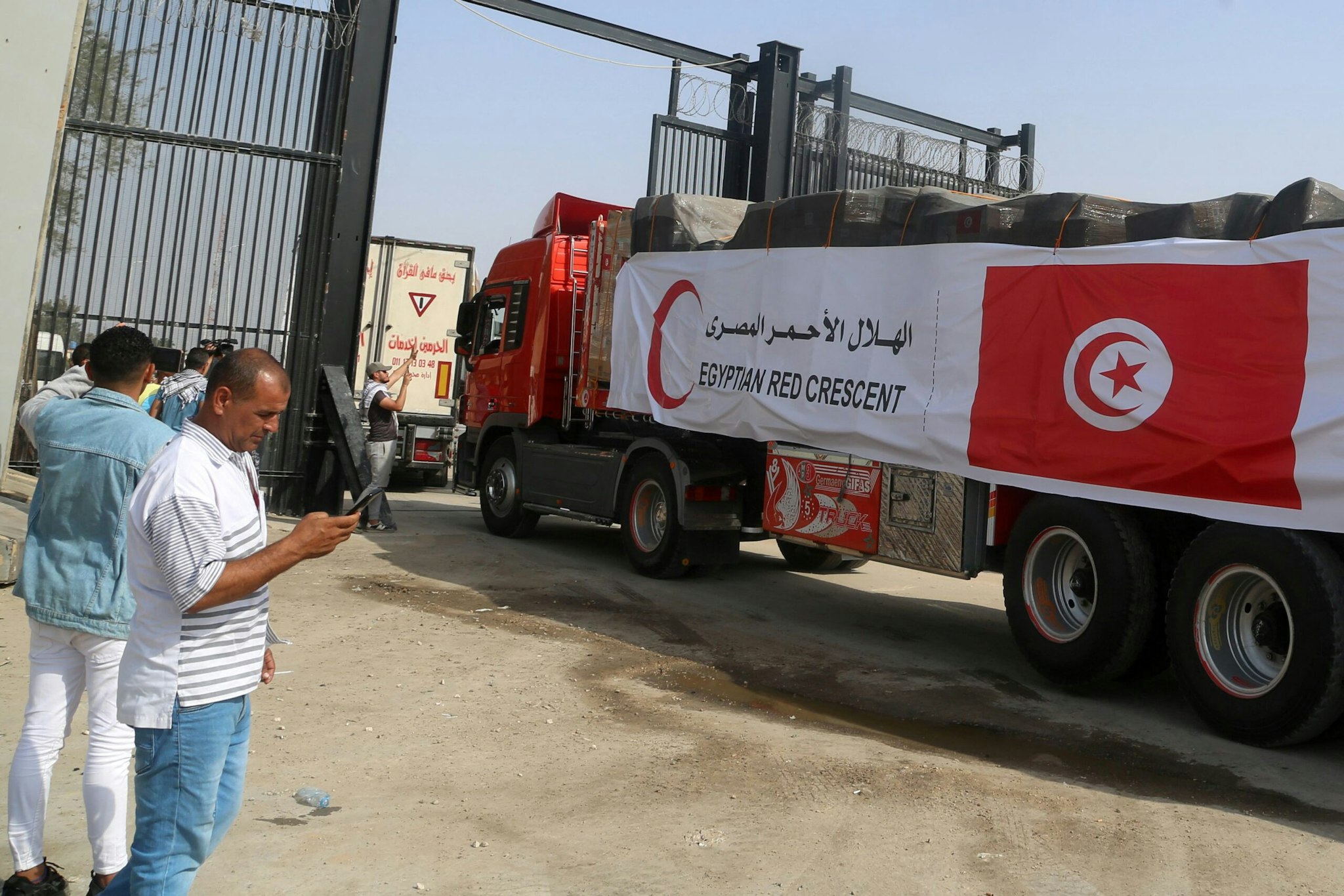 Aid To Gaza Rafah Crossing