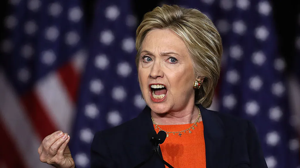 WATCH: Hillary Clinton Gets Into Shouting Match With Heckler Demanding She Denounce Biden’s ‘Warmongering’