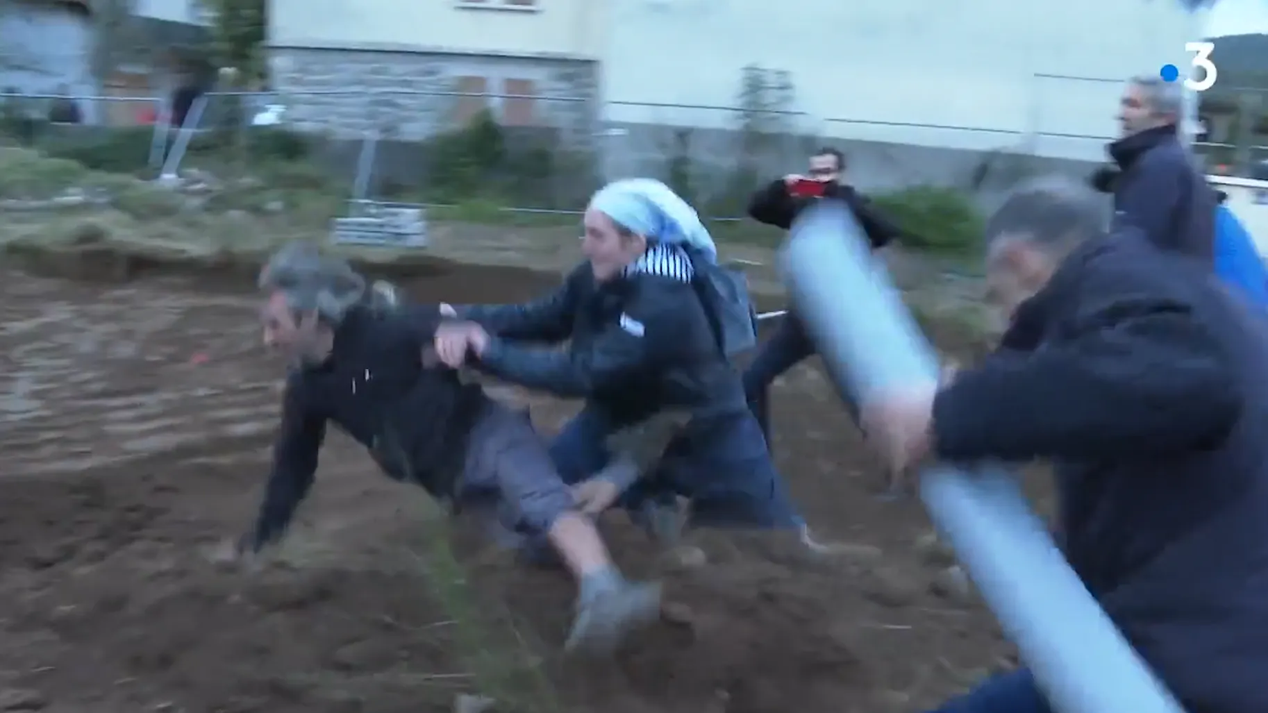 WATCH: Catholic Nun Tackles Far-Left Protester Trying To Disrupt Construction Of Chapel: Report