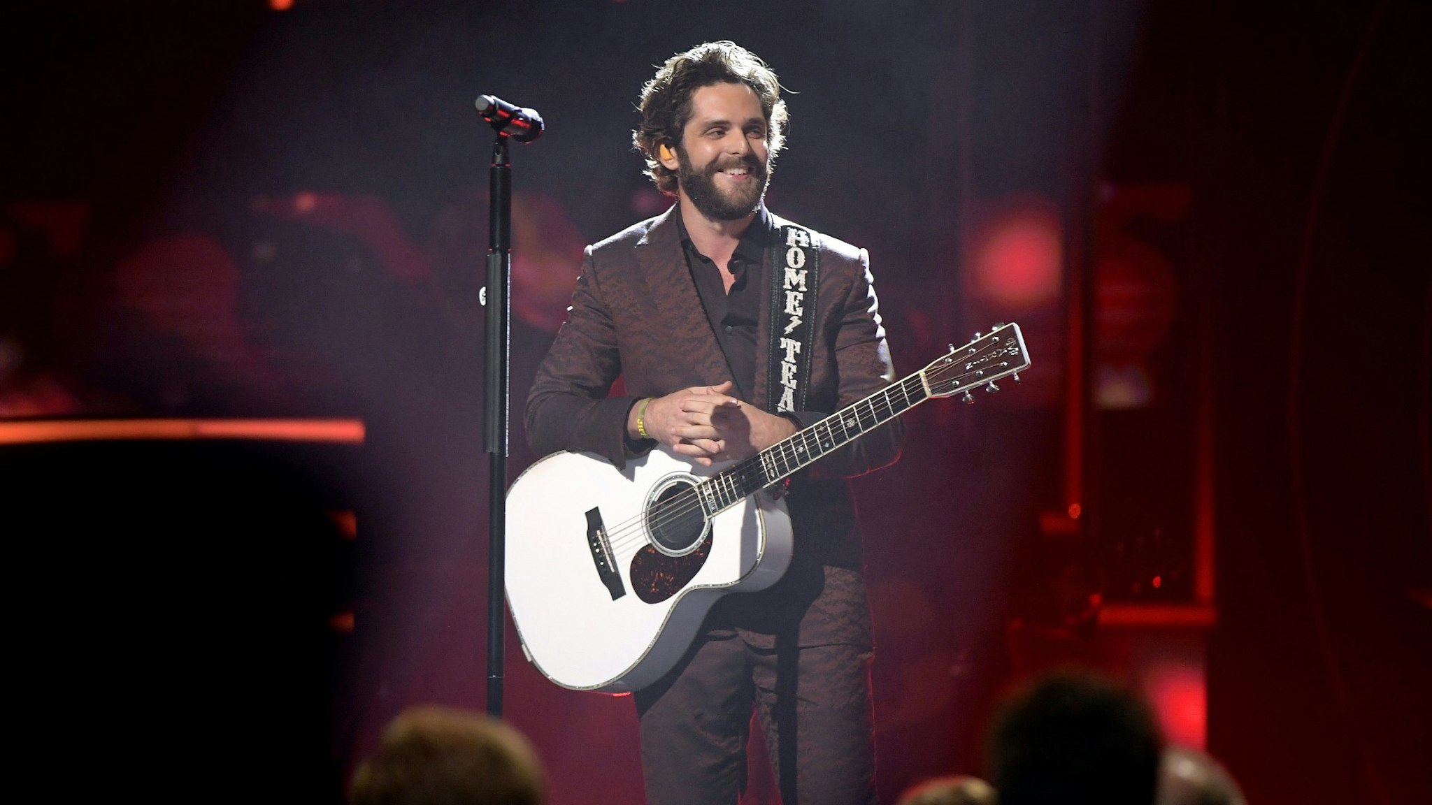 Honoree Thomas Rhett performs onstage during the 2019 CMT Artist of the Year at Schermerhorn Symphony Center on October 16, 2019 in Nashville, Tennessee.