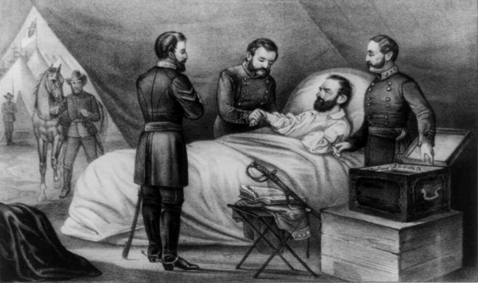 The death of Thomas J. Stonewall Jackson. Currier & Ives., Public domain, via Wikimedia Commons
