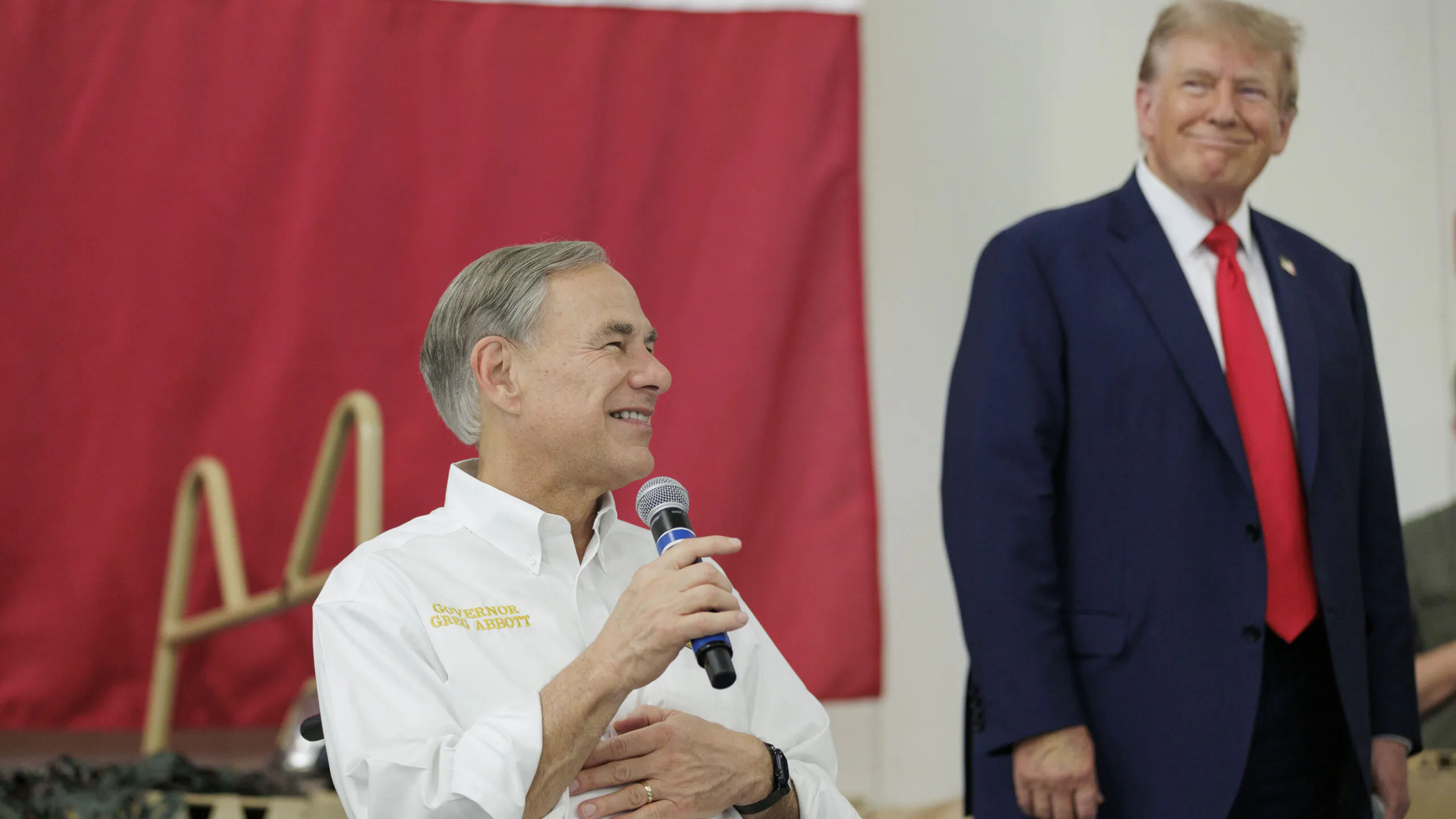 Texas Governor Abbott Endorses Trump