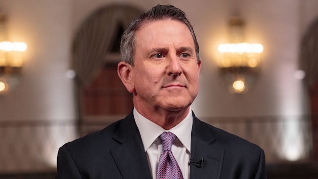 Brian Cornell, chief executive officer and chairman of Target Corp., listens during a Bloomberg Television interview in New York, U.S., on Tuesday, March 5, 2019