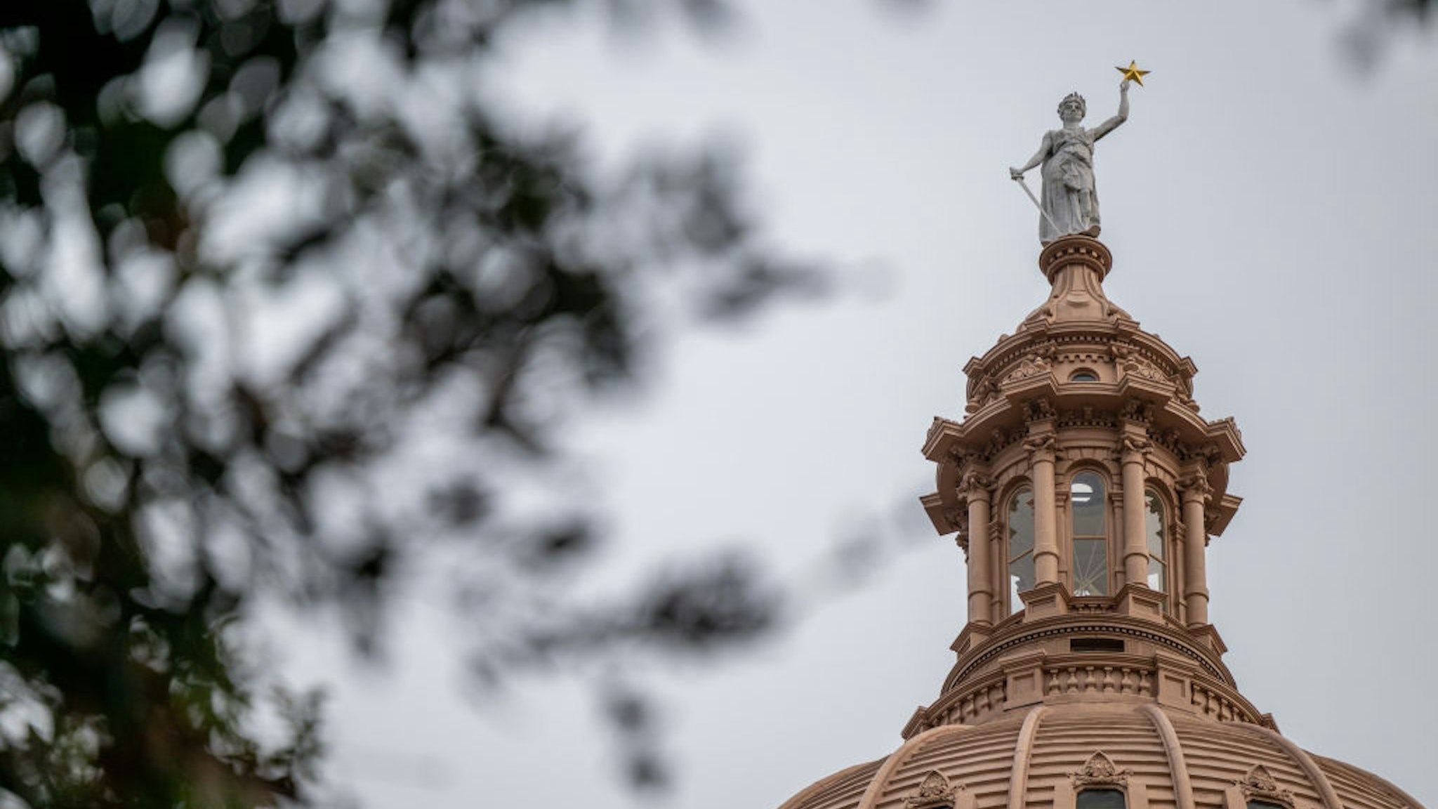 AUSTIN, TEXAS - FEBRUARY 18: The exterior of the Texas State Capitol on February 18, 2023 in Austin, Texas.