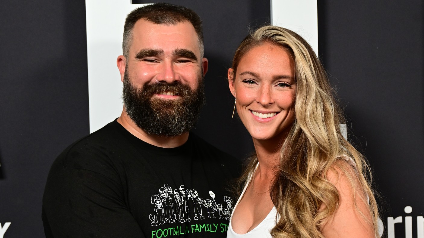 Jason Kelce’s wife prefers to stay out of the spotlight amidst the Travis Kelce-Taylor Swift romance
