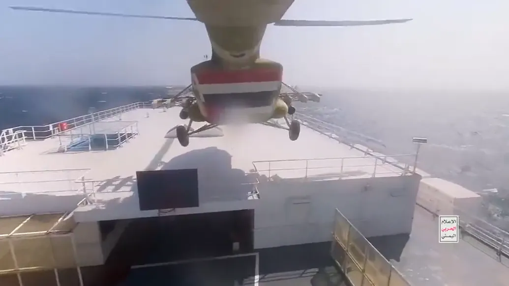 WATCH: Footage Released Of Houthi Terrorists Capturing Cargo Ship In Red Sea