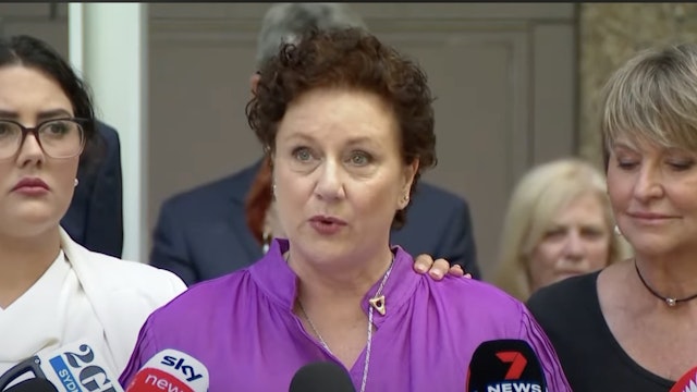Screenshot from 9 News Australia. Kathleen Folbigg acquitted of manslaughter and murder of her four children | 9 News Australia.