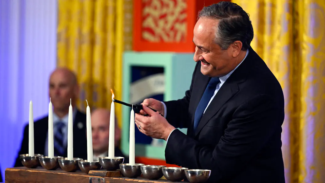 Kamala Harris’ Husband Deletes Post After Getting Mocked For Not Understanding Hanukkah Story