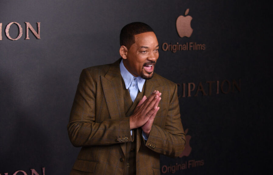 LONDON, ENGLAND - DECEMBER 02: Will Smith arrives at the European premiere of "Emancipation" at Vue West End on December 2, 2022 in London, England. (Photo by Nicky J Sims/Getty Images)