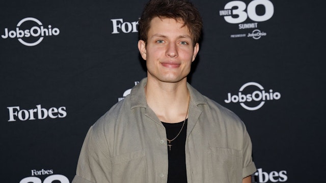 CLEVELAND, OHIO - OCTOBER 10: Matt Rife attends the 2023 Forbes 30 Under 30 Summit at Cleveland Public Auditorium on October 10, 2023 in Cleveland, Ohio. (Photo by Taylor Hill/Getty Images)
