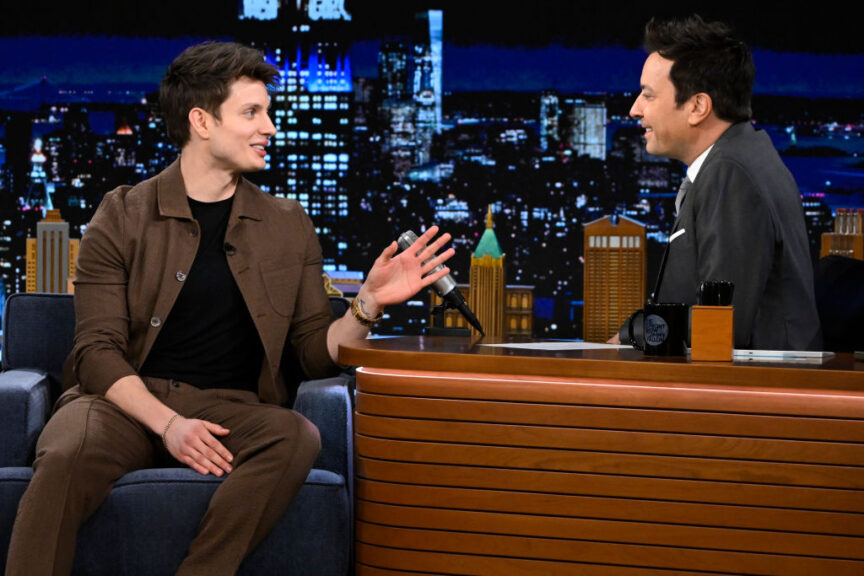 THE TONIGHT SHOW STARRING JIMMY FALLON -- Episode 1871 -- Pictured: (l-r) Comedian Matt Rife during an interview with host Jimmy Fallon on Wednesday, November 8, 2023 -- (Photo by: Todd Owyoung/NBC via Getty Images)
