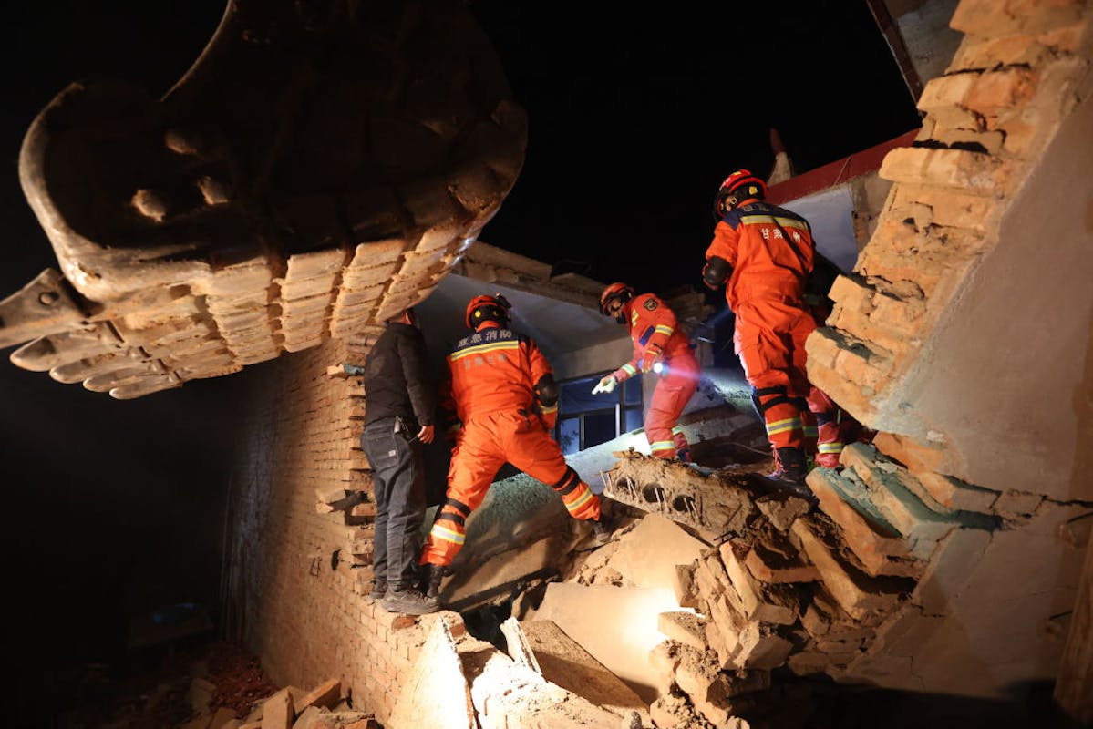 NextImg:Massive Earthquake Leaves Thousands Without Homes In China Amid Record Cold