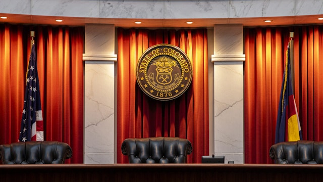 The Colorado Supreme Court in Denver, Colorado, US, on Wednesday, Dec. 20, 2023.
