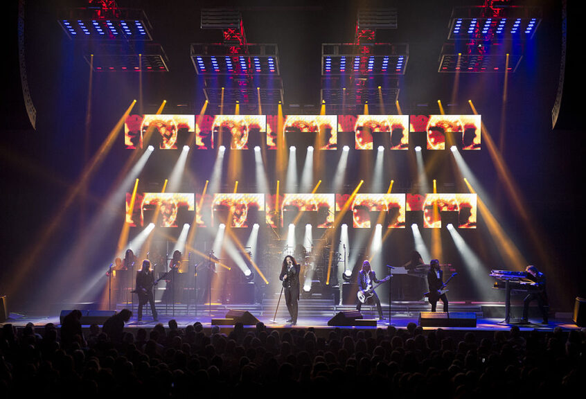 LONDON, UNITED KINGDOM - JANUARY 11: American progressive rock group Trans-Siberian Orchestra performing live on stage at the Hammersmith Apollo in London, on January 11, 2014. (Photo by Kevin Nixon/Prog Magazine/Future via Getty Images/Future via Getty Images)