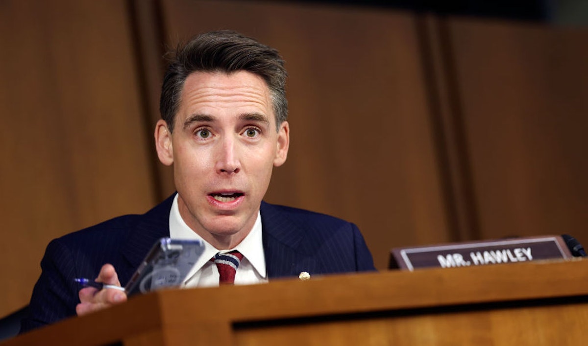 Missouri Senator Josh Hawley Endorses Trump